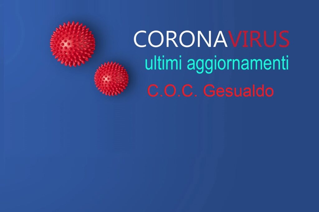 EMERGENZA CORONAVIRUS – Aggiornamento del 02/02/2021