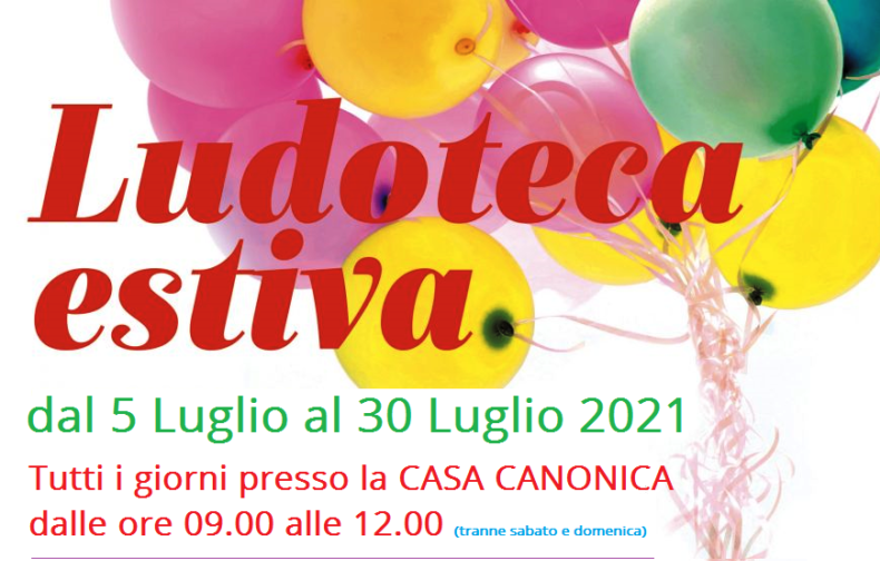 Ludoteca estiva 2021