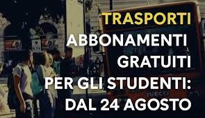 TRASPORTI, ABBONAMENTI GRATUITI PER GLI STUDENTI: AL VIA LA SOTTOSCRIZIONE ON LINE