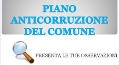 Procedura aperta alla consultazione per l’aggiornamento del PTPCT 2022/2024 del Comune di Gesualdo.