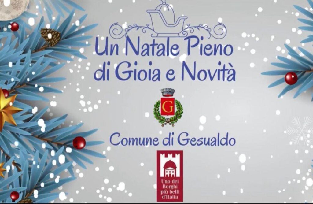 The Magic of Christmas, ecco il programma degli eventi natalizi promossi dal Comune di Gesualdo.