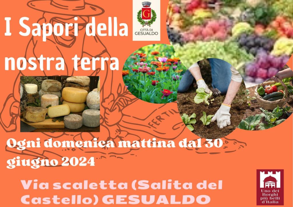 Comune di Gesualdo (AV) – Avviso di partecipazione al mercatino agricolo domenicale “I SAPORI DELLA NOSTRA TERRA”
