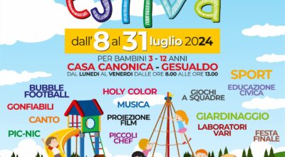 COMUNE DI GESUALDO – LUDOTECA ESTIVA 2024